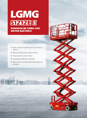 Platforme de ridicare de tip foarfecă pe roți LGMG  S1212EII-Li