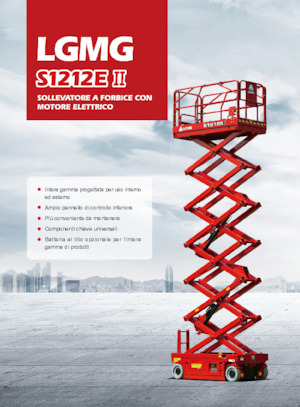 Platforme de ridicare de tip foarfecă pe roți LGMG  S1212EII-Li