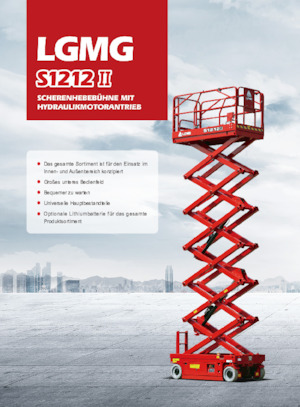 Platforme de ridicare de tip foarfecă pe roți LGMG  S1212II 