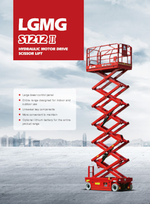 Platforme de ridicare de tip foarfecă pe roți LGMG  S1212II 