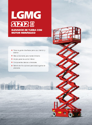 Platforme de ridicare de tip foarfecă pe roți LGMG  S1212II 