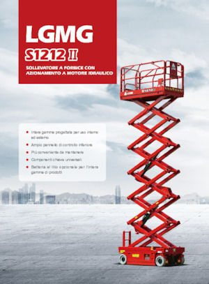 Platforme de ridicare de tip foarfecă pe roți LGMG  S1212II 
