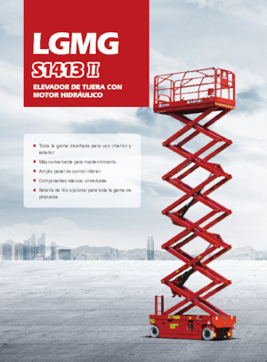 Platforme de ridicare de tip foarfecă pe roți LGMG  S1413II-Li