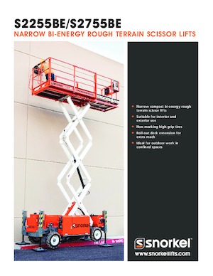 Platforme de ridicare de tip foarfecă pe roți Snorkel S2755BE