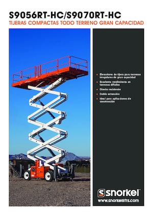 Platforme de ridicare de tip foarfecă pe roți Snorkel S9056RT-HC