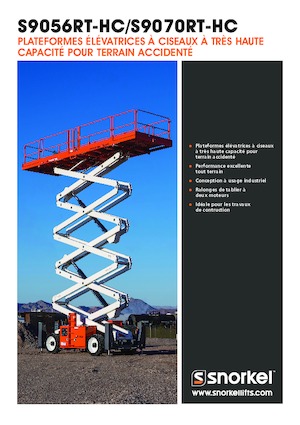 Platforme de ridicare de tip foarfecă pe roți Snorkel S9056RT-HC