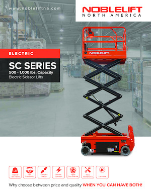Platforme de ridicare de tip foarfecă pe roți Noblelift SC1328E