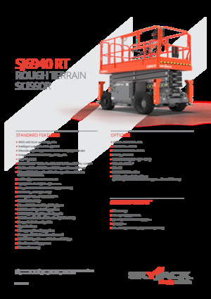 Platforme de ridicare de tip foarfecă pe roți Skyjack SJ 6940 RT