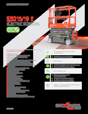 Platforme de ridicare de tip foarfecă pe roți Skyjack SJ3219E