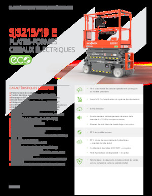 Platforme de ridicare de tip foarfecă pe roți Skyjack SJ3215E