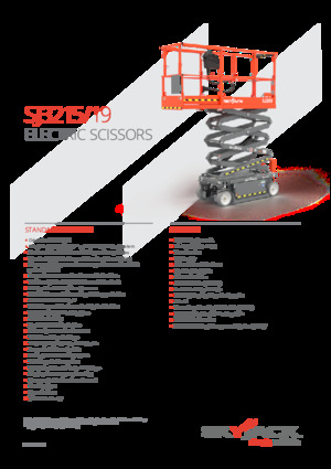 Platforme de ridicare de tip foarfecă pe roți Skyjack SJ3219 