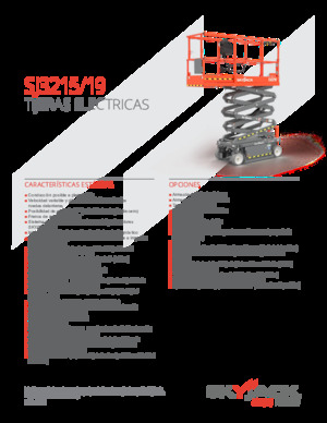 Platforme de ridicare de tip foarfecă pe roți Skyjack SJ3219 