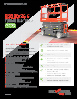 Platforme de ridicare de tip foarfecă pe roți Skyjack SJ3226E