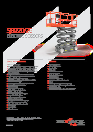 Platforme de ridicare de tip foarfecă pe roți Skyjack SJ3226 