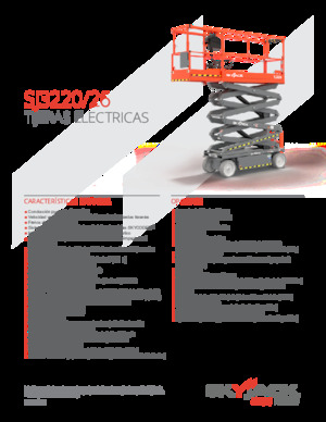 Platforme de ridicare de tip foarfecă pe roți Skyjack SJ3226 