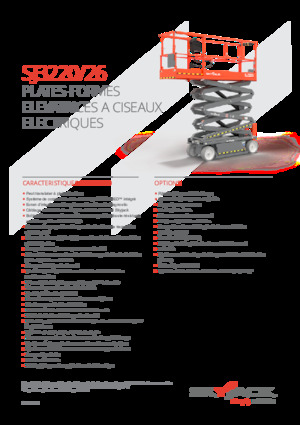 Platforme de ridicare de tip foarfecă pe roți Skyjack SJ3226 