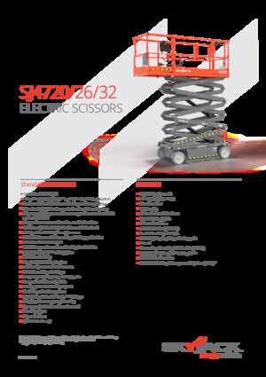 Platforme de ridicare de tip foarfecă pe roți Skyjack SJ4720 