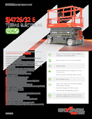 Platforme de ridicare de tip foarfecă pe roți Skyjack SJ4726E