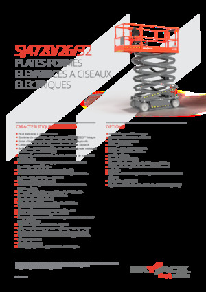 Platforme de ridicare de tip foarfecă pe roți Skyjack SJ4732 