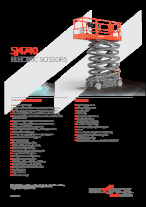 Platforme de ridicare de tip foarfecă pe roți Skyjack SJ4740 