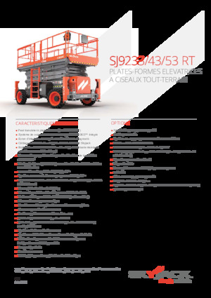 Platforme de ridicare de tip foarfecă pe roți Skyjack SJ9243 RT