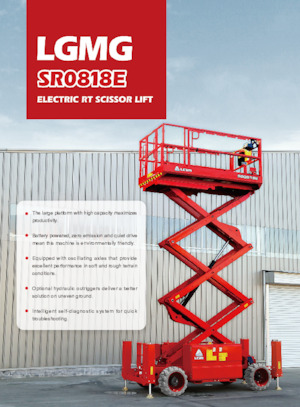 Platforme de ridicare de tip foarfecă pe roți LGMG  SR0818E