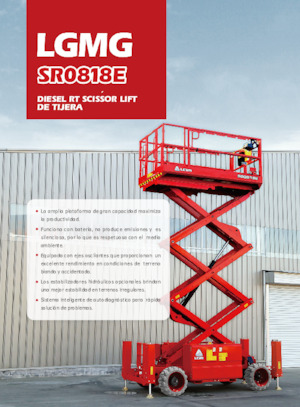 Platforme de ridicare de tip foarfecă pe roți LGMG  SR0818E
