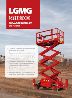 Platforme de ridicare de tip foarfecă pe roți LGMG  SR1018D