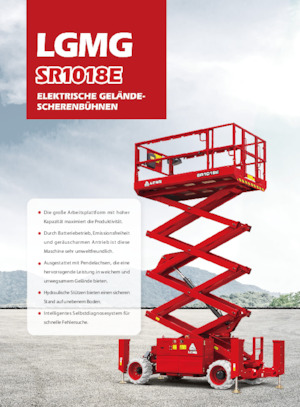 Platforme de ridicare de tip foarfecă pe roți LGMG  SR1018E