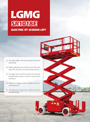 Platforme de ridicare de tip foarfecă pe roți LGMG  SR1018E