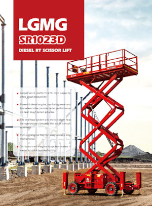 Platforme de ridicare de tip foarfecă pe roți LGMG  SR1023D