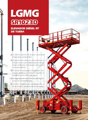 Platforme de ridicare de tip foarfecă pe roți LGMG  SR1023D