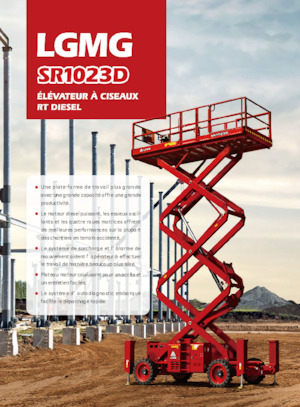 Platforme de ridicare de tip foarfecă pe roți LGMG  SR1023D