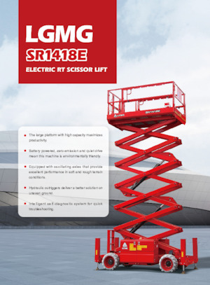 Platforme de ridicare de tip foarfecă pe roți LGMG  SR1418E 