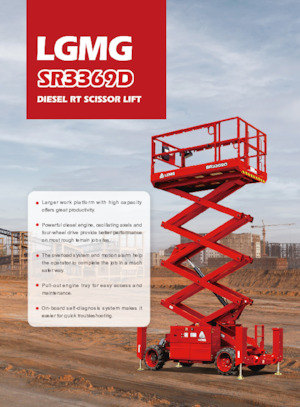 Platforme de ridicare de tip foarfecă pe roți LGMG  SR3369D