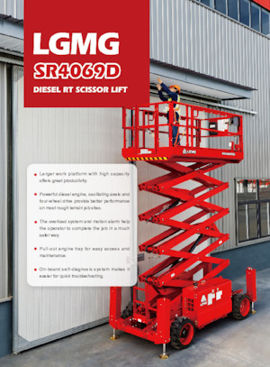 Platforme de ridicare de tip foarfecă pe roți LGMG  SR4069D