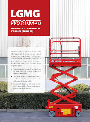 Platforme de ridicare de tip foarfecă pe roți LGMG  SS0407ER 