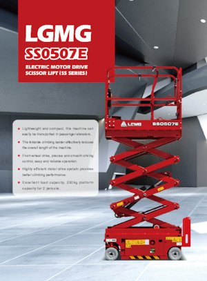 Platforme de ridicare de tip foarfecă pe roți LGMG  SS0507E 