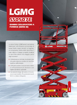 Platforme de ridicare de tip foarfecă pe roți LGMG  SS0507E 