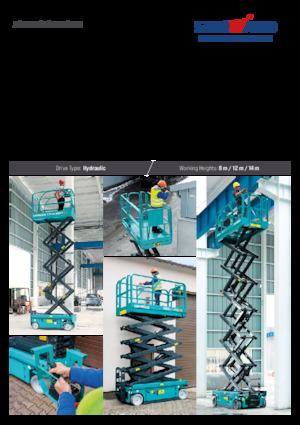 Platforme de ridicare de tip foarfecă pe roți Sunward SWSL 0807 HD