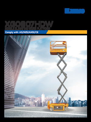 Platforme de ridicare de tip foarfecă pe roți XCMG XG0807HDW