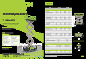 Platforme de ridicare de tip foarfecă pe roți Zoomlion ZS1323RT