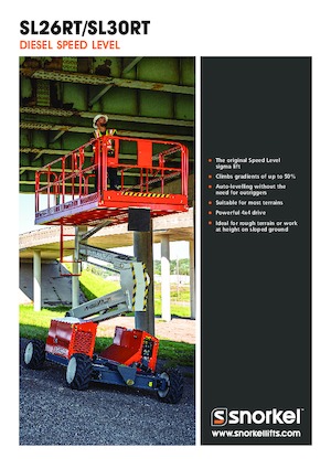 Platforme de ridicare de tip foarfecă pe roți Snorkel SL26RT