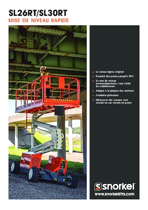 Platforme de ridicare de tip foarfecă pe roți Snorkel SL26RT