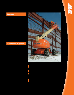 Nacele telescopice pe roți JLG 600SJ