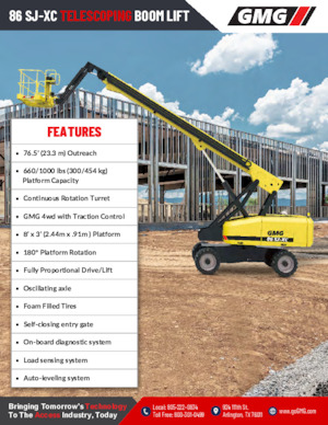 Nacele telescopice pe roți GMG 86 SJ-XC