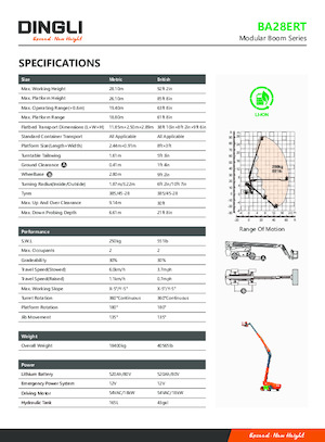 Nacele telescopice pe roți Dingli BA28ERT