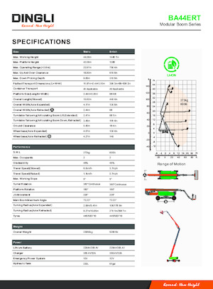 Nacele telescopice pe roți Dingli BA44ERT