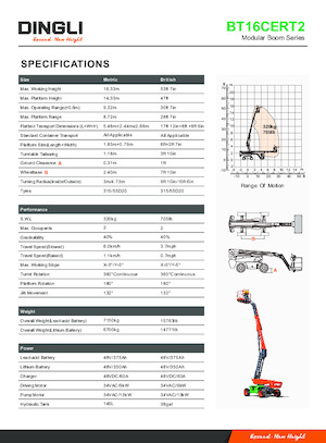 Nacele telescopice pe roți Dingli BT16CERT2