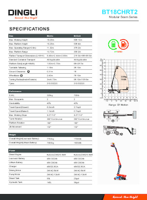 Nacele telescopice pe roți Dingli BT18CHRT2